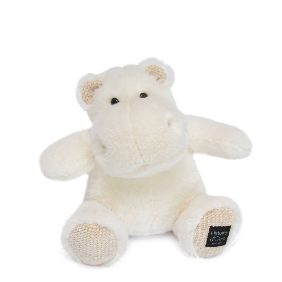 Doudou et Compagnie Ivory Hippo Plush Toy