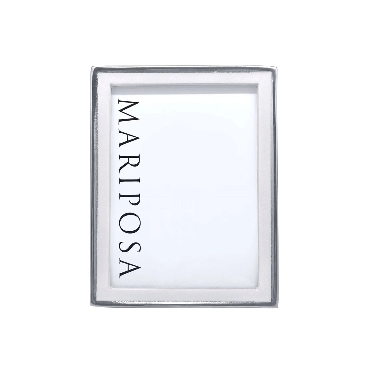 Mariposa Signature White 5x7 Frame