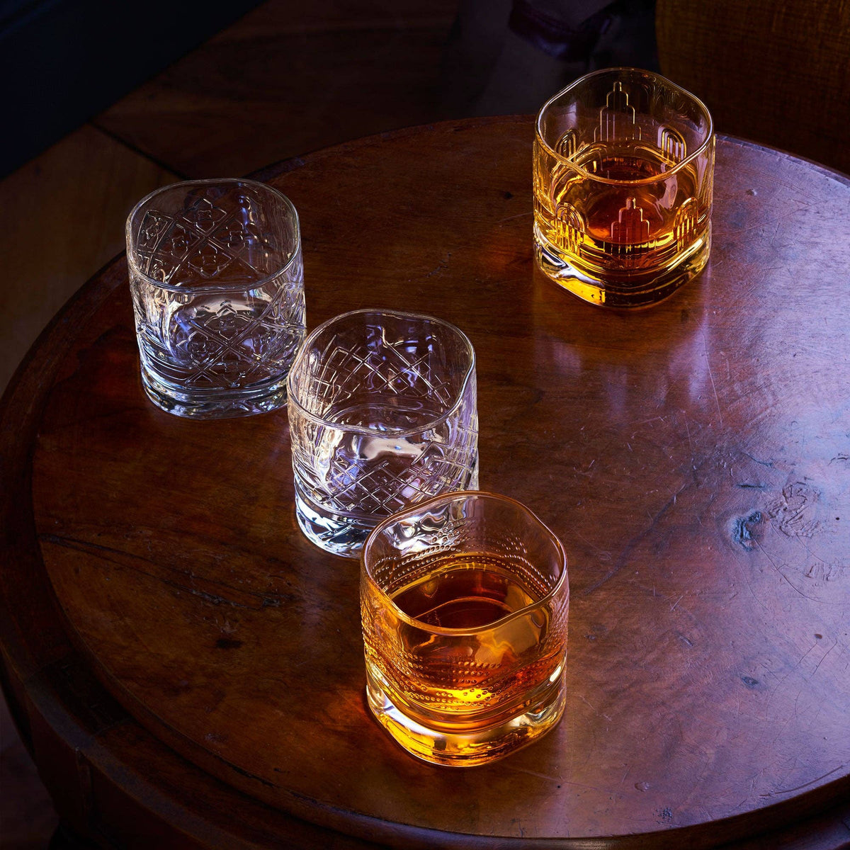 La Rochère Dandy Assorted Whiskey Glasses – Set of 4