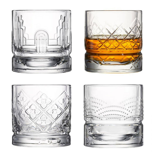 La Rochère Dandy Assorted Whiskey Glasses – Set of 4