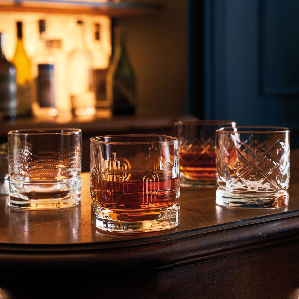 La Rochère Dandy Assorted Whiskey Glasses – Set of 4