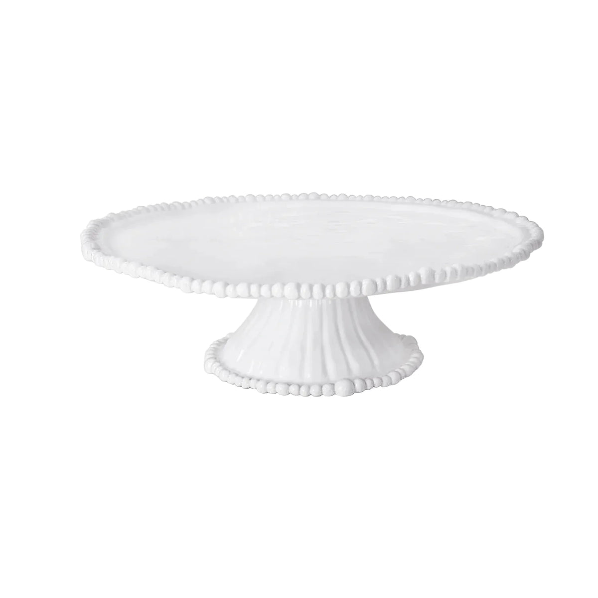 Beatriz Ball VIDA Alegria Pedestal Cake Plate White