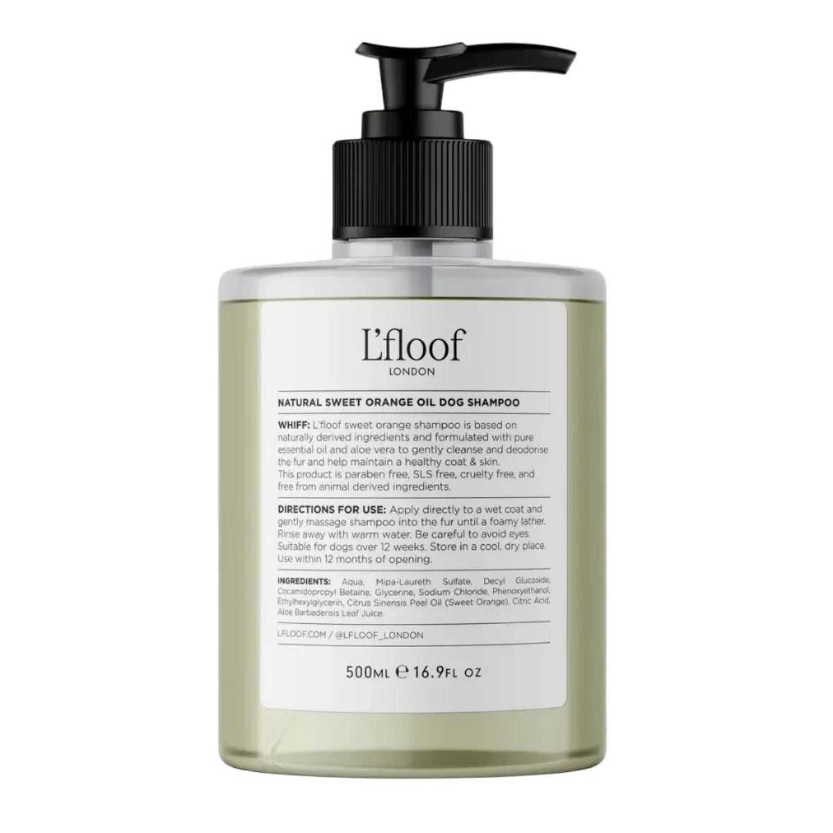 L'floof Natural Geranium & Grapefruit Dog Shampoo