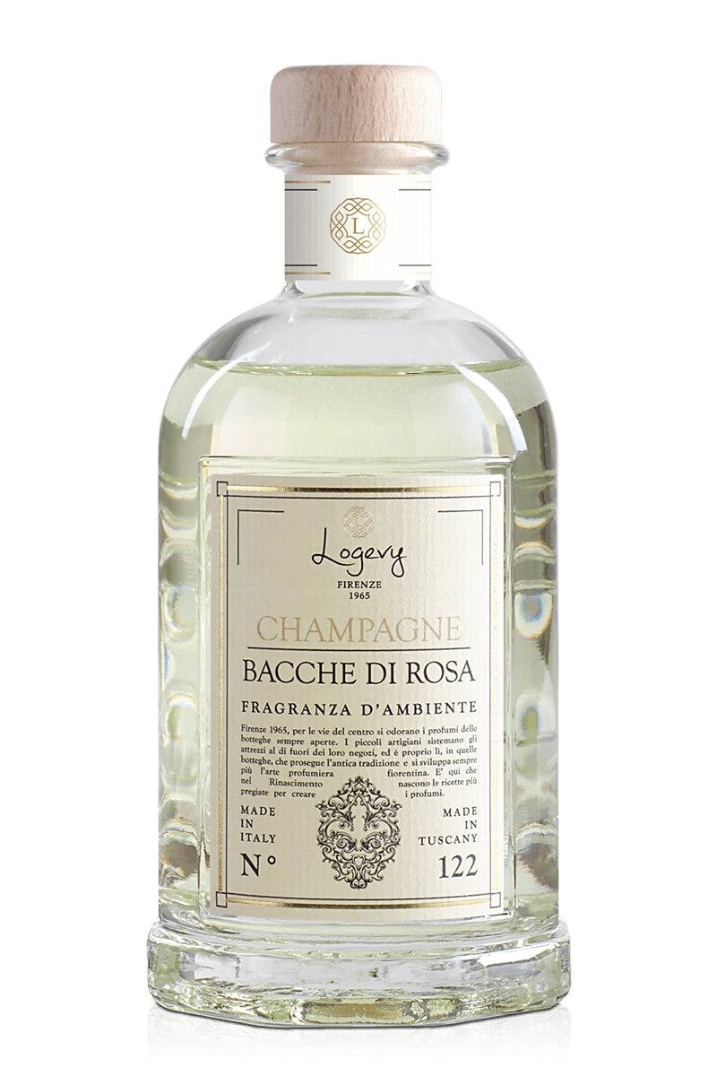 Logevy 1965 Champagne E Bacche Di Rosa Home Fragrance + Sticks