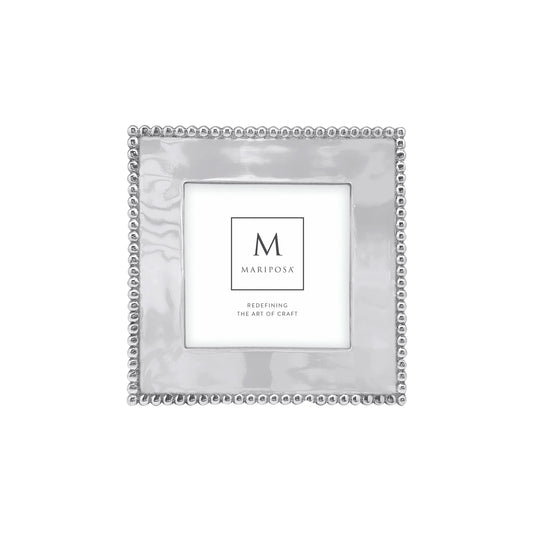 Mariposa Beaded 4x4 Engravable Frame