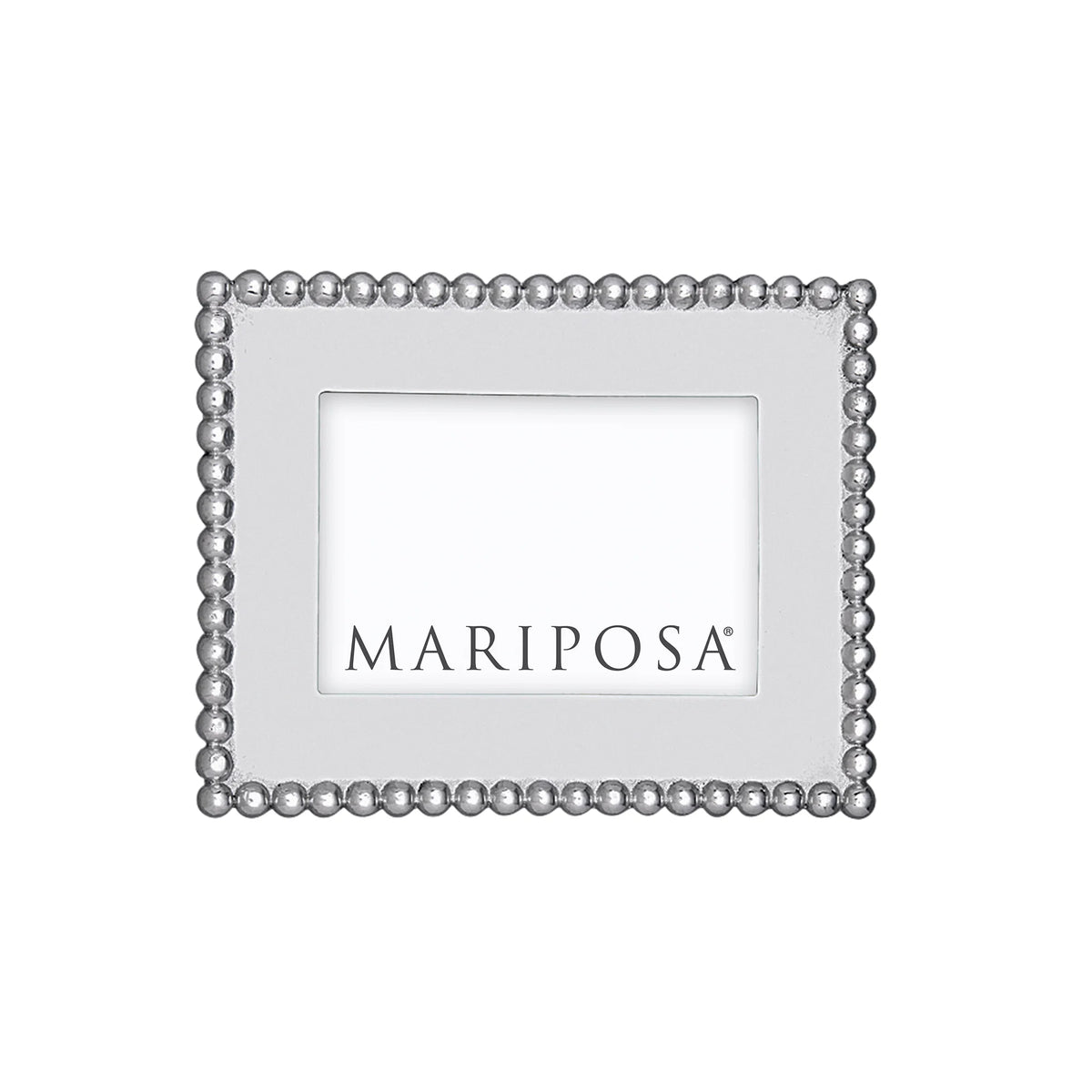 Mariposa Pearled 4x6 Engravable Frame