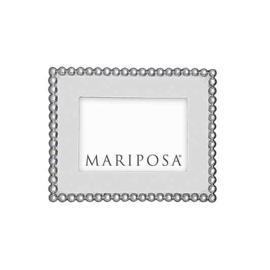 Mariposa Pearled 4x6 Engravable Frame