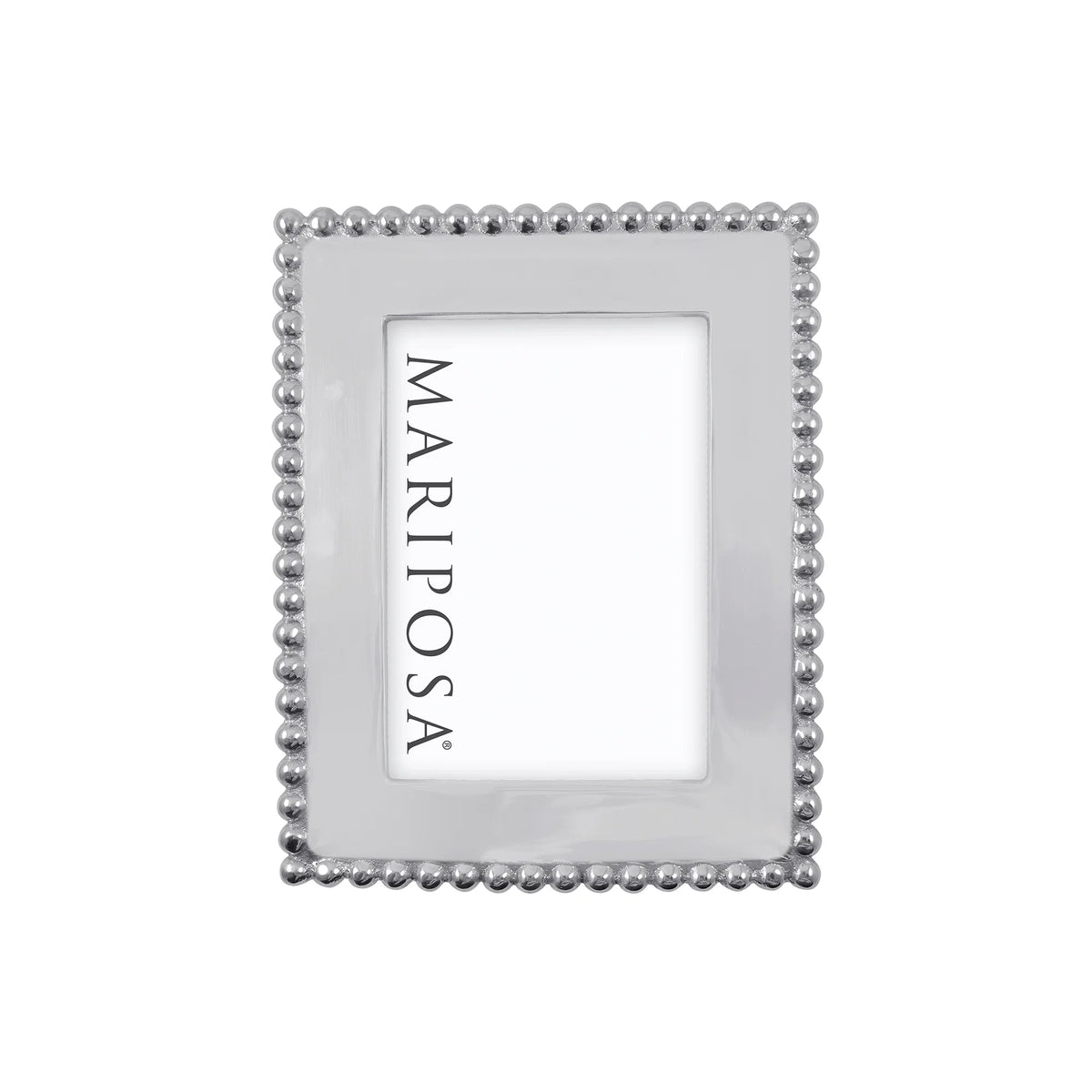 Mariposa Pearled 5x7 Engravable Frame