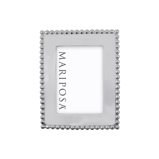 Mariposa Pearled 5x7 Engravable Frame
