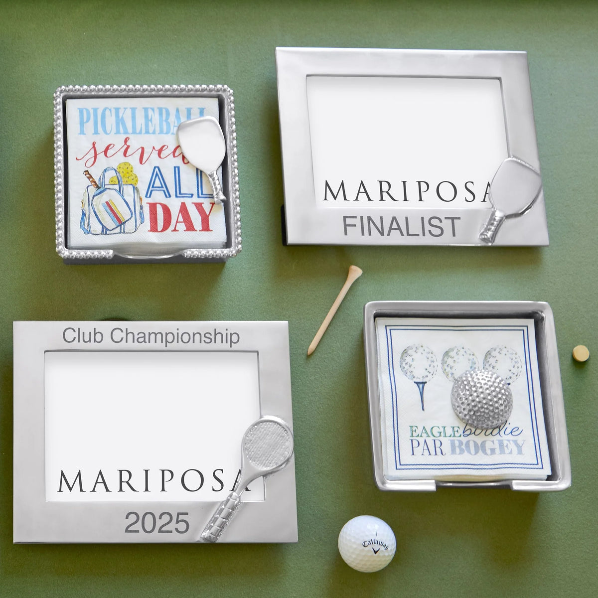 Mariposa Tennis Racquet Engravable 5x7 Frame