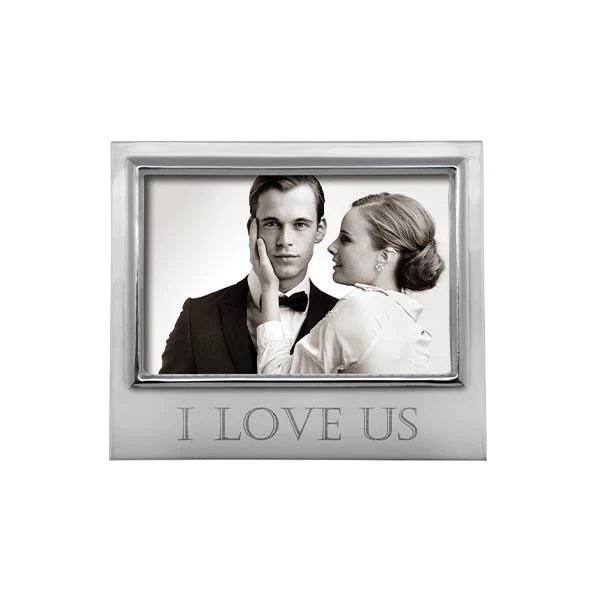 Mariposa I LOVE US 4x6 Signature Frame