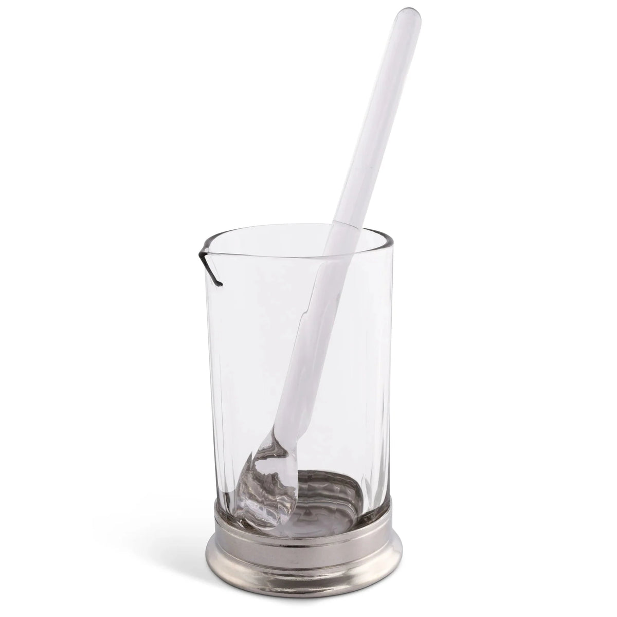 VH Appartenenza Hatched Glass Mixing Pitcher & Stirrer