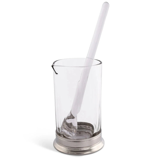 VH Appartenenza Hatched Glass Mixing Pitcher & Stirrer