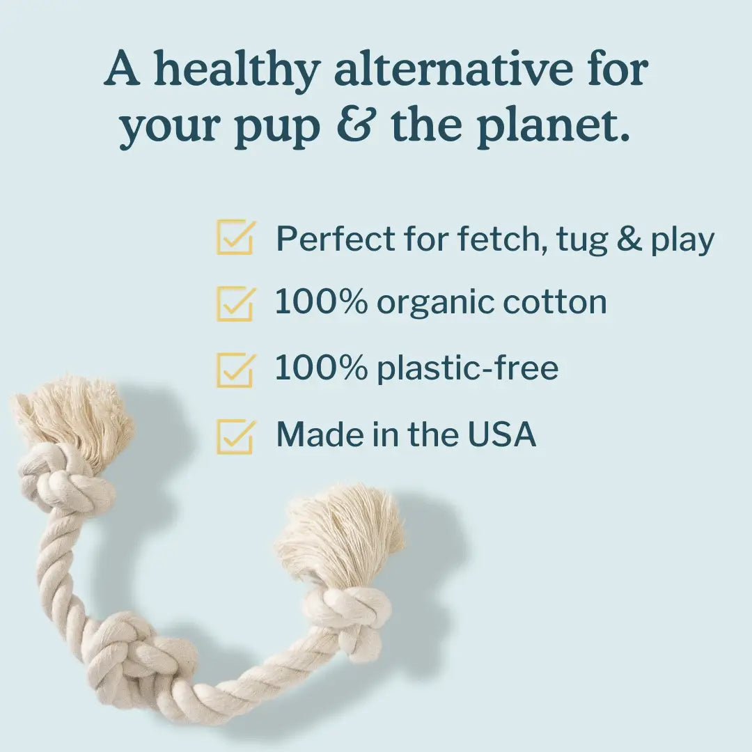 Organic Cotton Rope Dog Toy