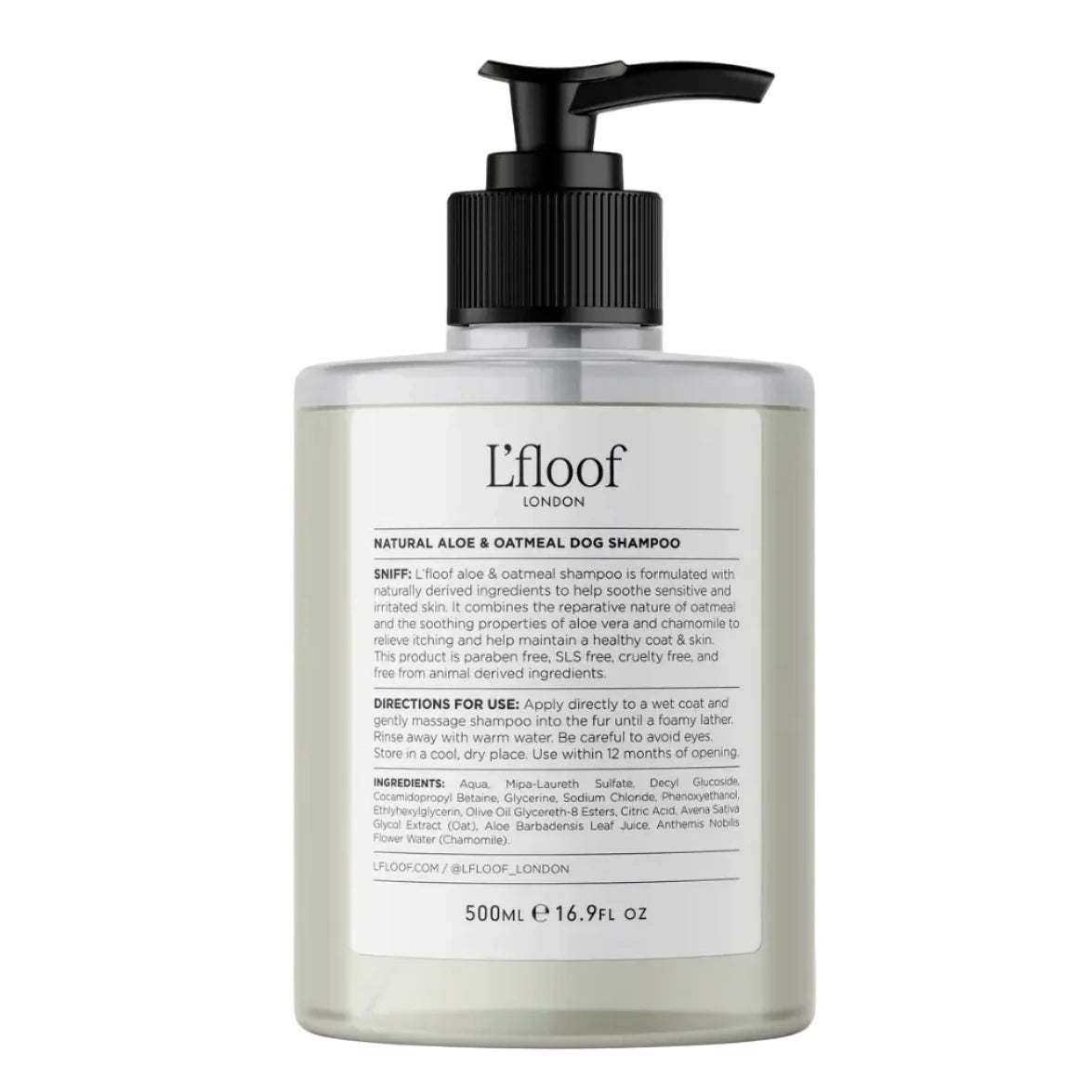 L'floof Natural Aloe & Oat Sensitive Dog Shampoo