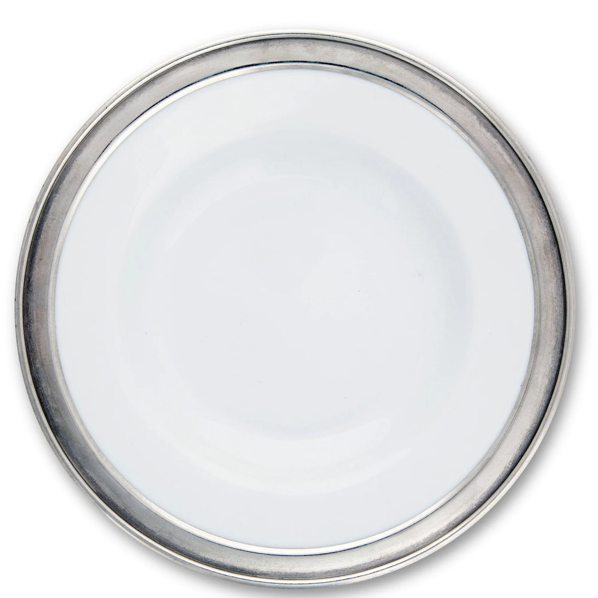 VH Appartenenza Classic Pewter Rim Dinner Plate