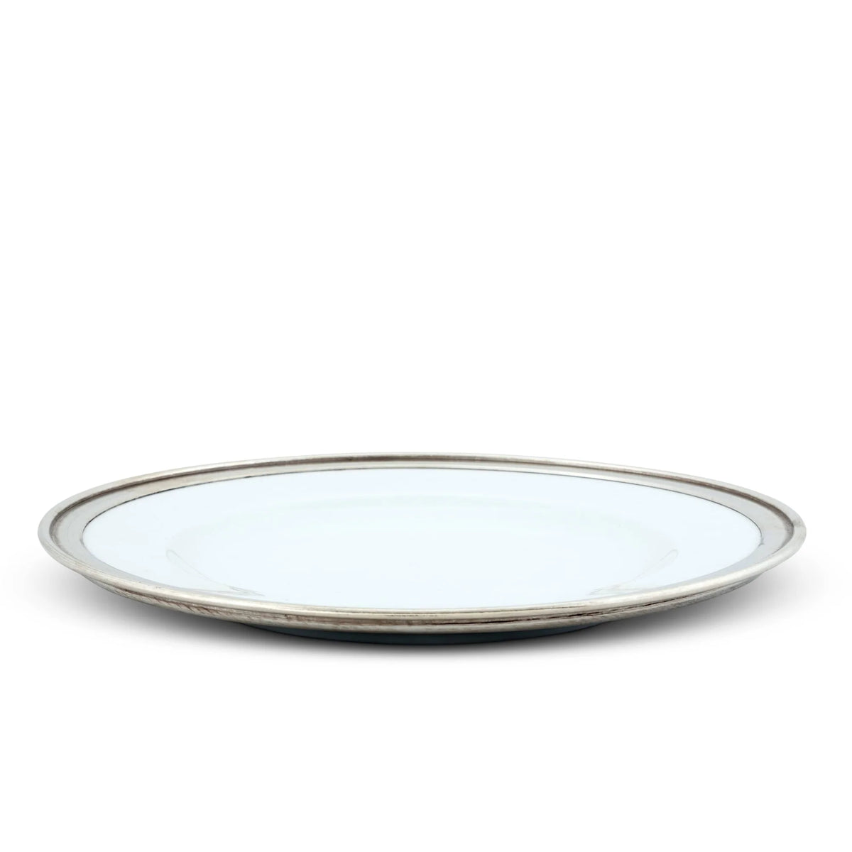 VH Appartenenza Classic Pewter Rim Dinner Plate