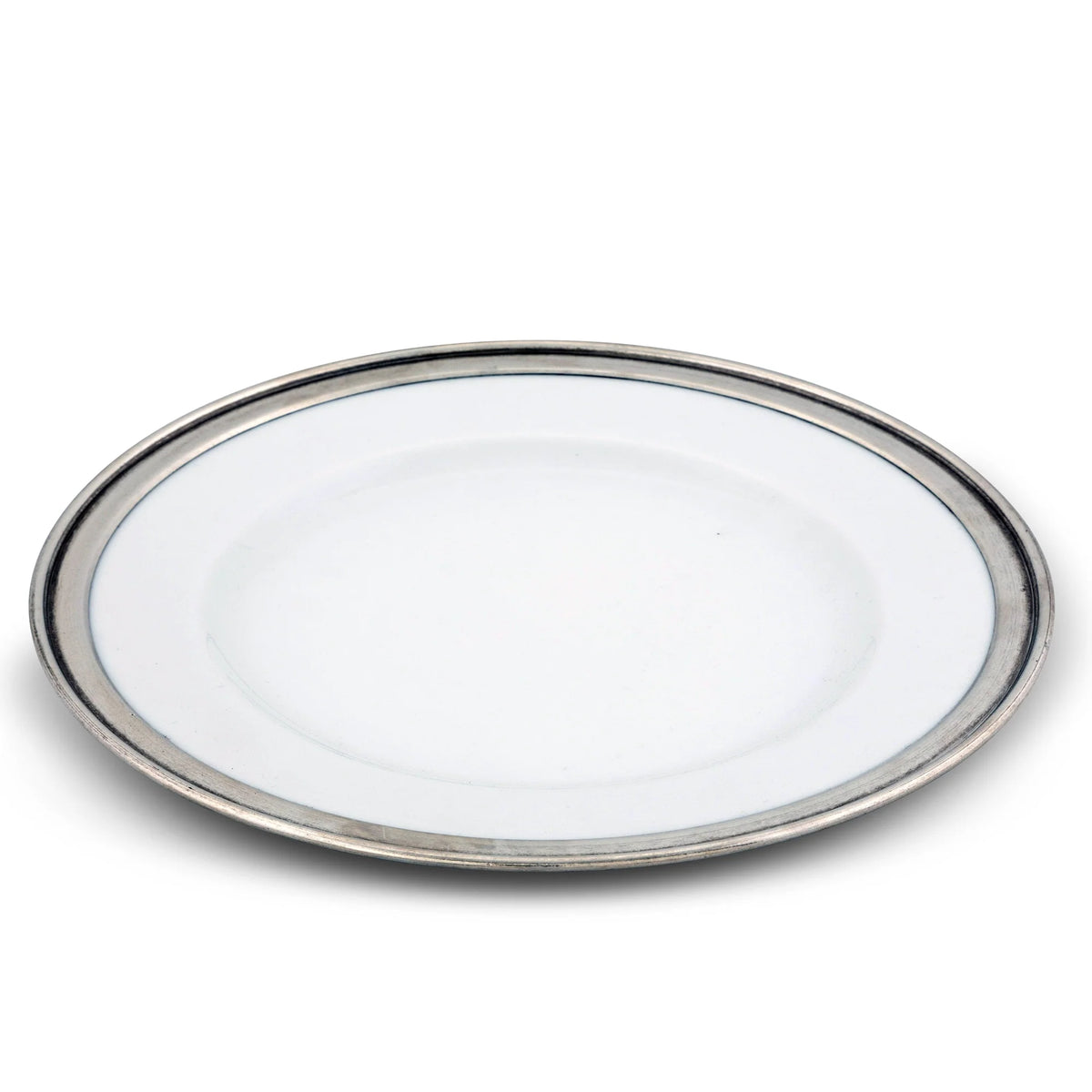 VH Appartenenza Classic Pewter Rim Dinner Plate