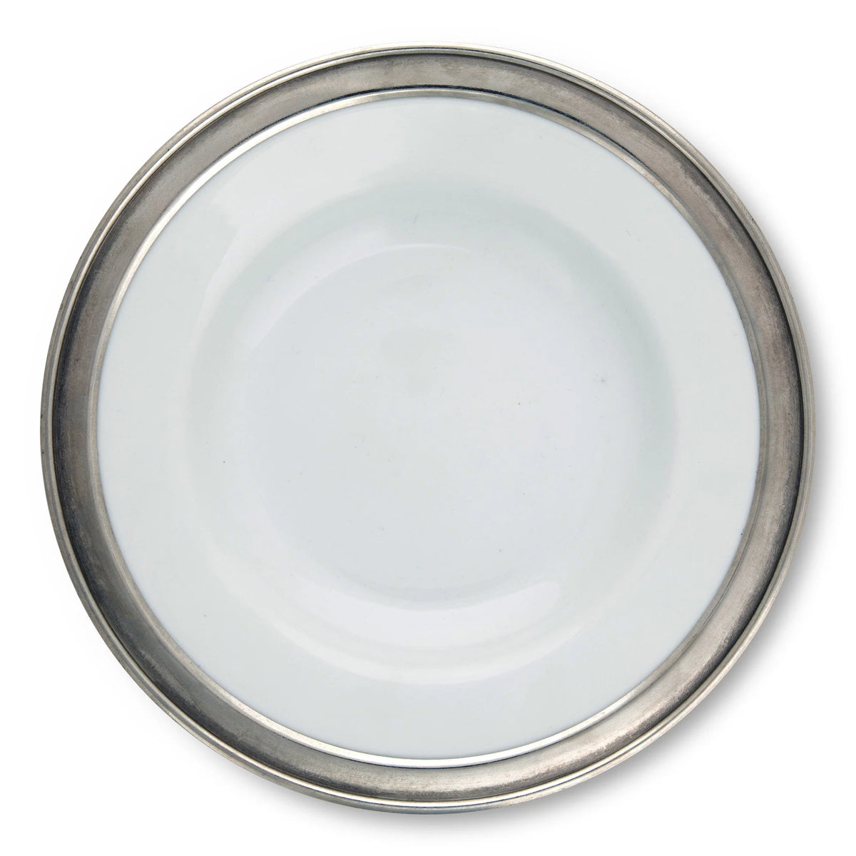 VH Appartenenza Classic Pewter Rim Soup Bowl