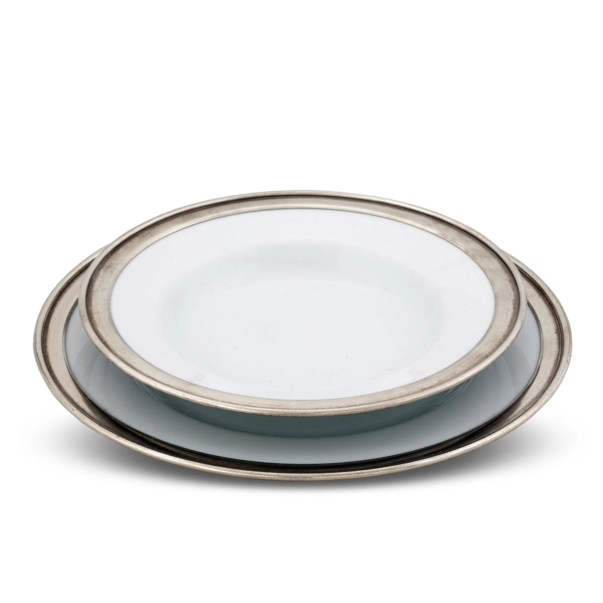 VH Appartenenza Classic Pewter Rim Soup Bowl