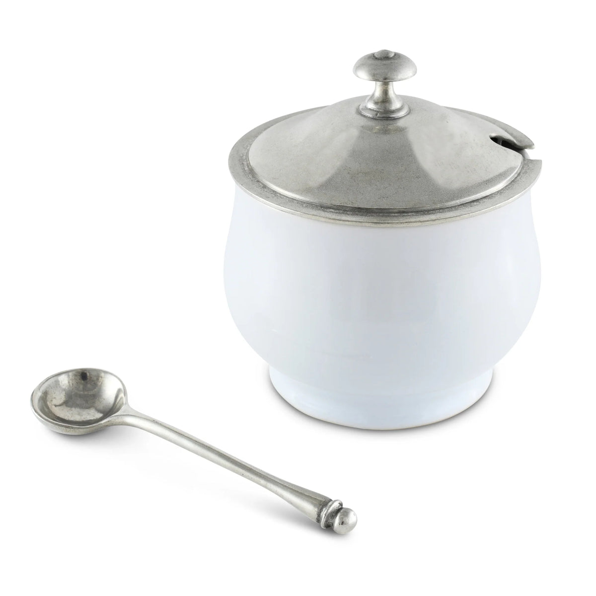 VH Appartenenza Stoneware Sugar Bowl and Spoon