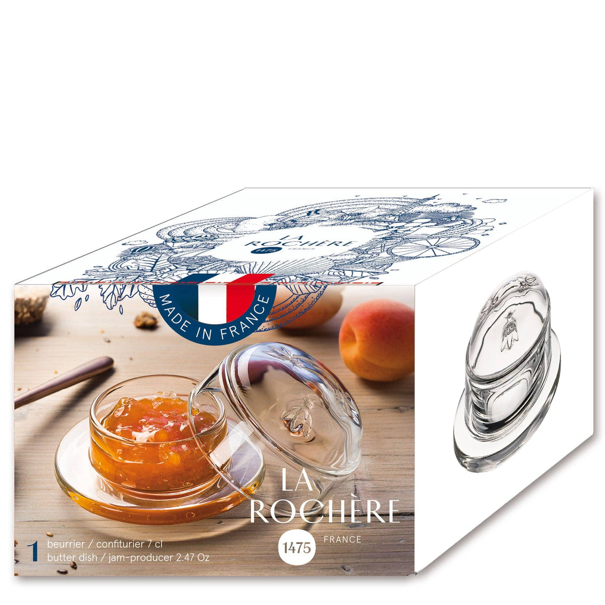 La Rochère Bee Butter Dish Set
