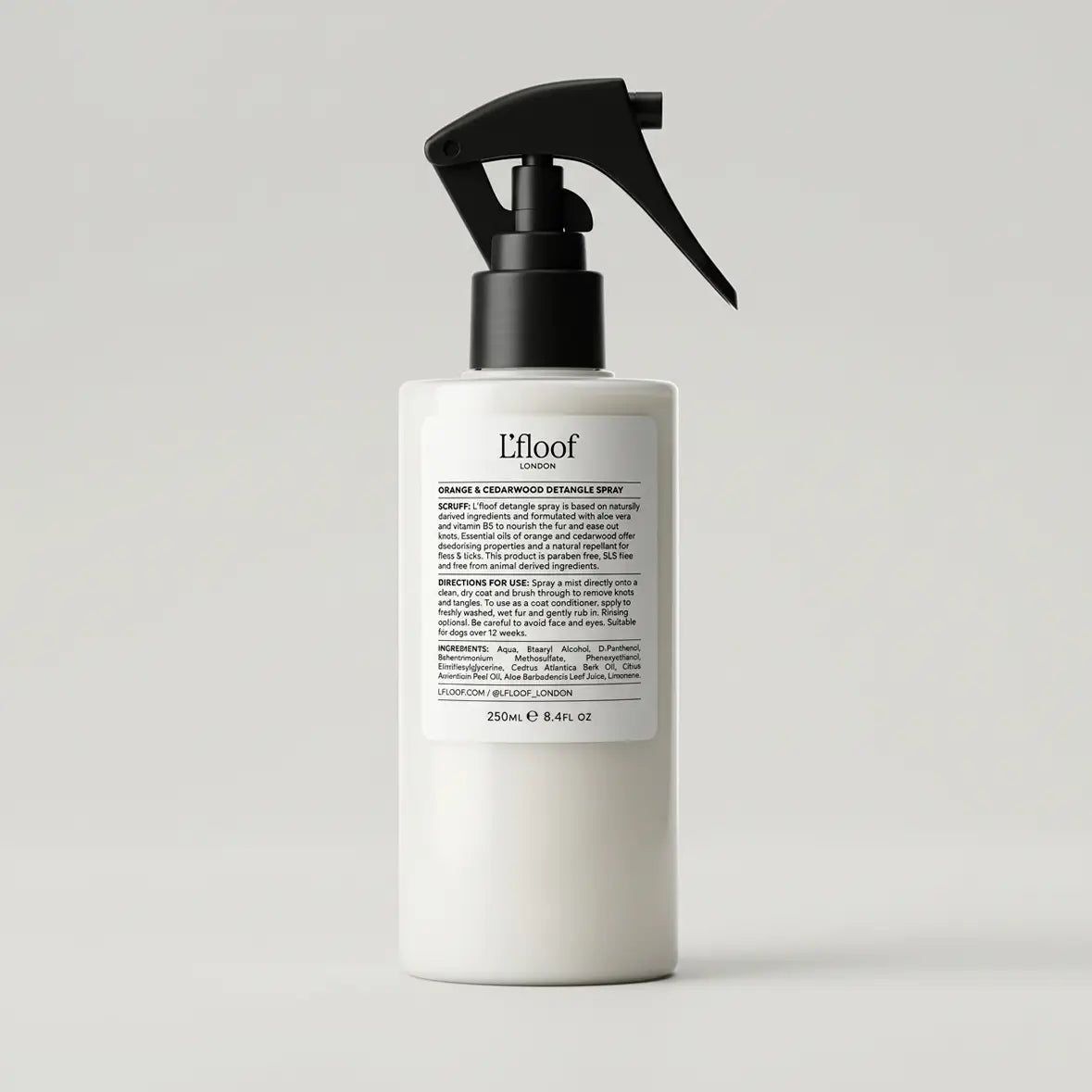 L'floof Scruff Dog Detangle Spray