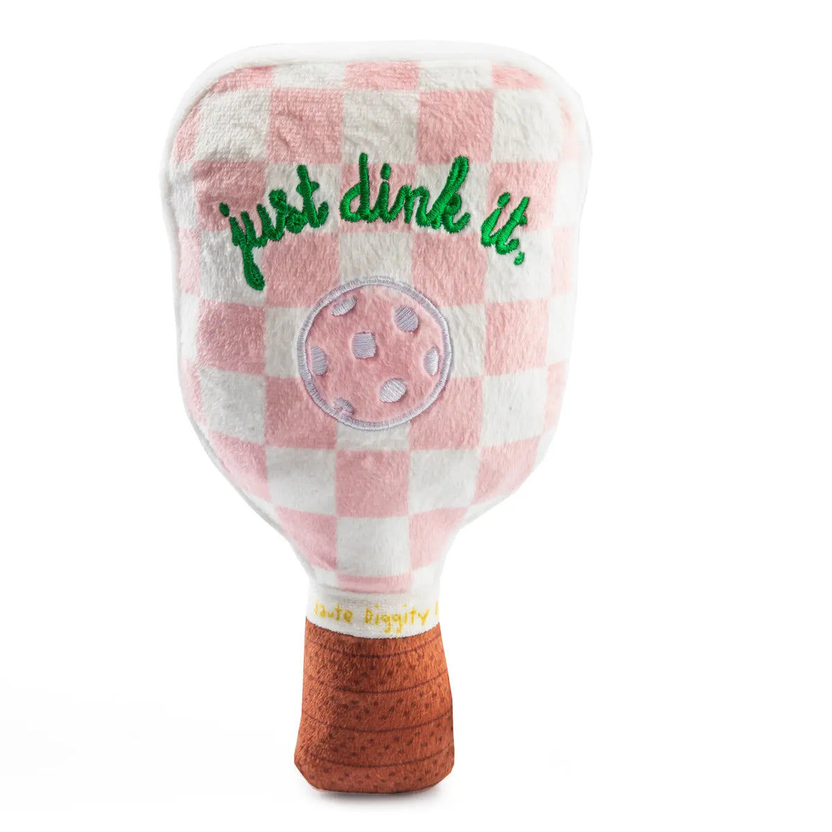 Checker Pickleball Paddle Dog Toy