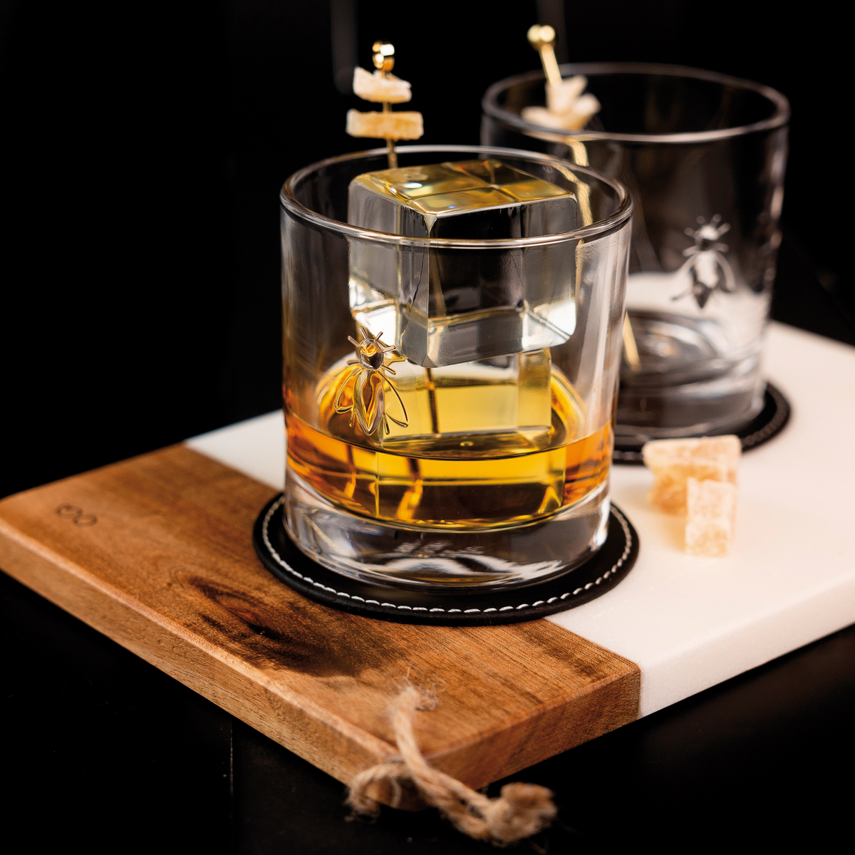 La Rochère Bee Whiskey Glass - Set of 4